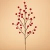 Artificial Matte Red Berry Spray - 18in -Christmas Store artificial matte red berry spray 18in 12