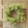 Long Needle Pine Wreath - 24 Inch -Christmas Store artificial wreath northern soft pine wreath 24 32
