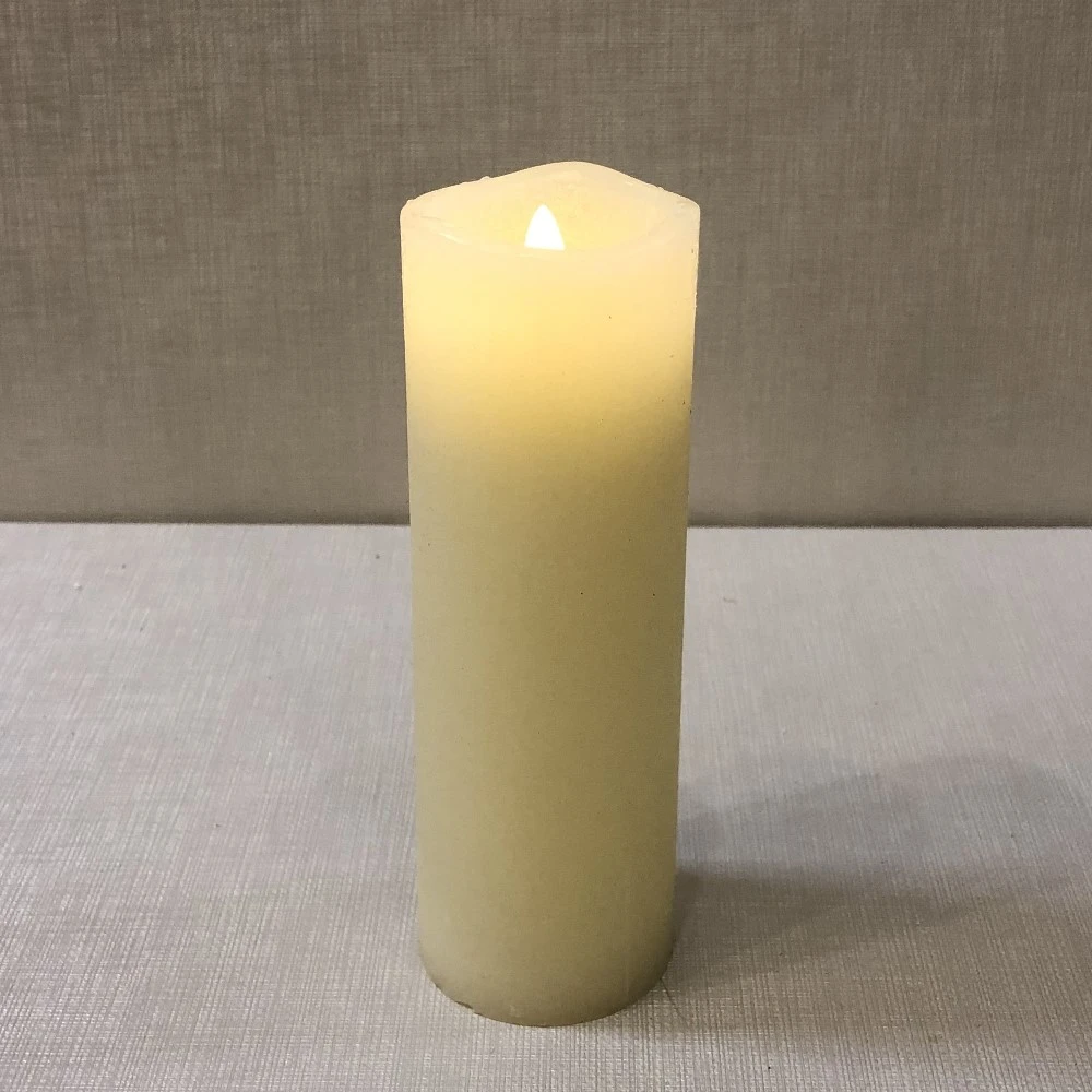 Battery Pillar Candle With Timer - 2x6 - Ivory 3 Battery Pillar Candle With Timer - 2x6 - Ivory