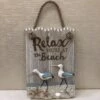 Beach Wall Decor - Shore Birds - Relax You're At The Beach - 15.5in -Christmas Store beach wall decor shore birds relax you re at the beach 15 5in 23