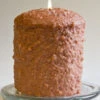Cake Candle - Caramel Coffee Cake - 5in X 4.5in -Christmas Store cake candle caramel coffee cake 9
