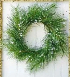 Silver Fir Candle Ring - 6.5in