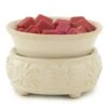 Wax Melt/Wax Tart Warmer - With Removable Dish - Sandstone -Christmas Store candle warmer dish sandstone 29