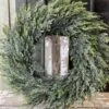 Cedar Wreath - Bent Bough - 24 Inch -Christmas Store cedar wreath bent bough 24 inch 12