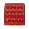 Glass Ornament - Mini Red Hearts - Set Of 20 -Christmas Store christmas ornament miniature red hearts ornament set set of 20 27