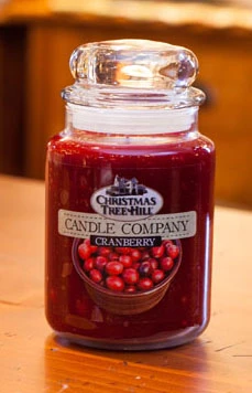 Christmas Tree Hill Candle - Cranberry - 26oz