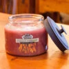 Christmas Tree Hill 3 Wick Candle - Cinnamon Stick - 64oz -Christmas Store christmas tree hill fragranced candle 64 oz jar with metal lid cinnamon stick 19