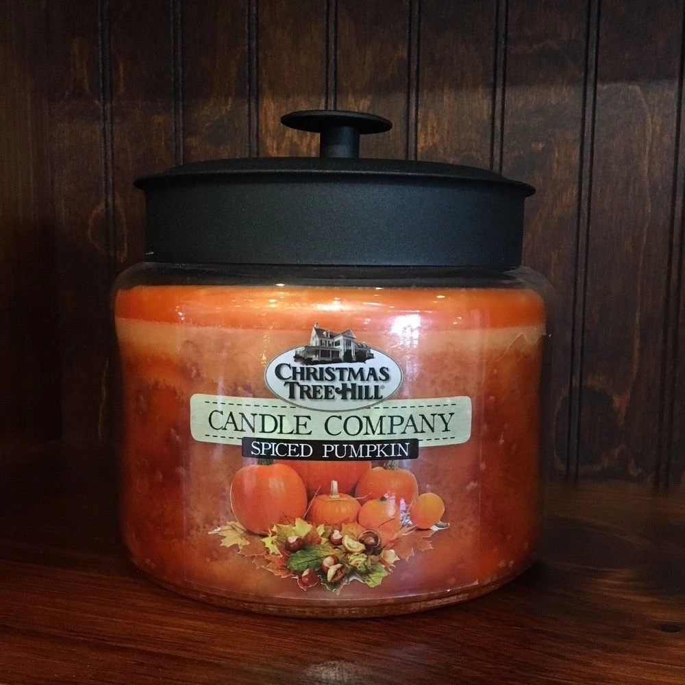 Christmas Tree Hill 3 Wick Candle - Spiced Pumpkin - 64oz 3 Christmas Tree Hill 3 Wick Candle - Spiced Pumpkin - 64oz