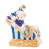 Christopher Radko Glass Ornament - A Beary Good Boy Sleigh 2021 -Christmas Store christopher radko glass ornament a beary good boy sleigh 2021 12