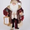 Karen Didion Santa - 16in - Sparkling Burgundy Wine 2020 -Christmas Store decorative figurine wine santa figurine 16 12