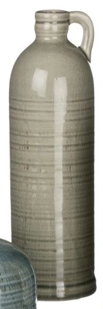 Decorative Jug Vase - Taupe - 10in
