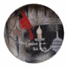 Decorative Wooden Plate - Cardinal You See - 11in -Christmas Store decorative wooden plate cardinal you see 11in 15