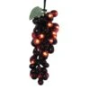 Electric Light Set - Warm White LED - Burgundy Grape Clusters -Christmas Store electric light set warm white led burgundy grape clusters 16