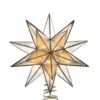 Electric Tree Topper - 15-Point Gold Capiz Star - 8.25in -Christmas Store electric tree topper 15 point gold capiz star 8 25in 15