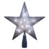 Electric Tree Topper - Silver Glitter Star - 10in -Christmas Store electric tree topper silver star tree topper 7 28