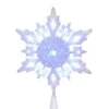 Electric Tree Topper - White Snowflake - 10in -Christmas Store electric tree topper white snowflake 10in 15