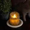 Flameless Pillar Candle - Evening Mocha - 3x4