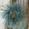 Floral Candle Ring - Bursting Astilbe Sky Blue - 3.5in -Christmas Store floral candle ring bursting astilbe sky blue 3 5 inch 14