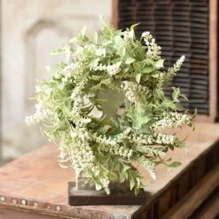 Floral Candle Ring - Wild Wonder Cream - 6in