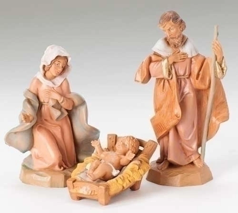Fontanini Nativity - 5in Collection - Holy Family - 3pc Set 3 Fontanini Nativity - 5in Collection - Holy Family - 3pc Set