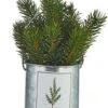 Holiday Botanicals Arrangement - Winter Pine Tin - 7.5 Inch -Christmas Store holiday botanicals arrangement winter pine tin 7 5 inch 10