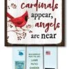 In Loving Memory Sign For Yard - When Cardinals Appear - 8in -Christmas Store in loving memory sign for yard when cardinals appear 8in 12