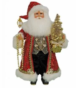 Karen Didion Santa - 16in - Lighted Traditional Elegance 2019