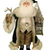 Karen Didion Santa - 16in - Lighted Woodland Emerald 2018 -Christmas Store karen didion santa 16in lighted woodland emerald 2018 15
