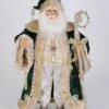 Karen Didion Santa - 18in - Lighted Emerald Shine 2020 -Christmas Store karen didion santa 18in lighted emerald shine 2020 12