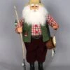 Karen Didion Santa - 16in - Fishing Santa -Christmas Store karen didion santa fishing santa 12