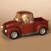 Lighted Water Lantern Snow Globe - Santa In Red Truck -Christmas Store lantern snow globe battery timer santa in red truck 8 75in 12