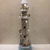 Lighthouse Statue - Weathered Wood - LED Timer Lights - 20in -Christmas Store lighthouse statue weathered wood led timer lights 20in 28