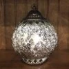 Mercury Glass Lantern - LED Silver - On/Off/Timer - 7.5in -Christmas Store mercury glass lantern led silver on off timer 7 5in 25
