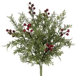 Mini Leaf & Berry Bundle - Green - 12 Inch