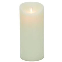 Flameless Pillar Candle - Mystique LED - Ivory - 7in X 3.25in