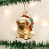 Old World Christmas Glass Ornament - Holly Hat Pug 2 Old World Christmas Glass Ornament - Holly Hat Pug -Christmas Store old world christmas glass ornament holly hat pug 27