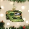 Old World Christmas Glass Ornament - Army Cap 2 Old World Christmas Glass Ornament - Army Cap -Christmas Store old world christmas ornament army cap 15