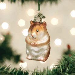 Old World Christmas Glass Ornament - Hamster