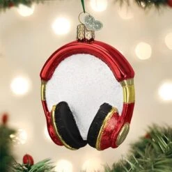 Old World Christmas Glass Ornament - Headphones
