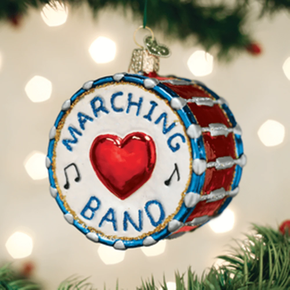 Old World Christmas Glass Ornament - Marching Band 3 Old World Christmas Glass Ornament - Marching Band