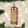 Old World Christmas Glass Ornament - Sled -Christmas Store old world christmas ornament sled 15
