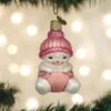 Old World Christmas Glass Ornament - Snow Baby Girl -Christmas Store old world christmas ornament snow baby girl 15