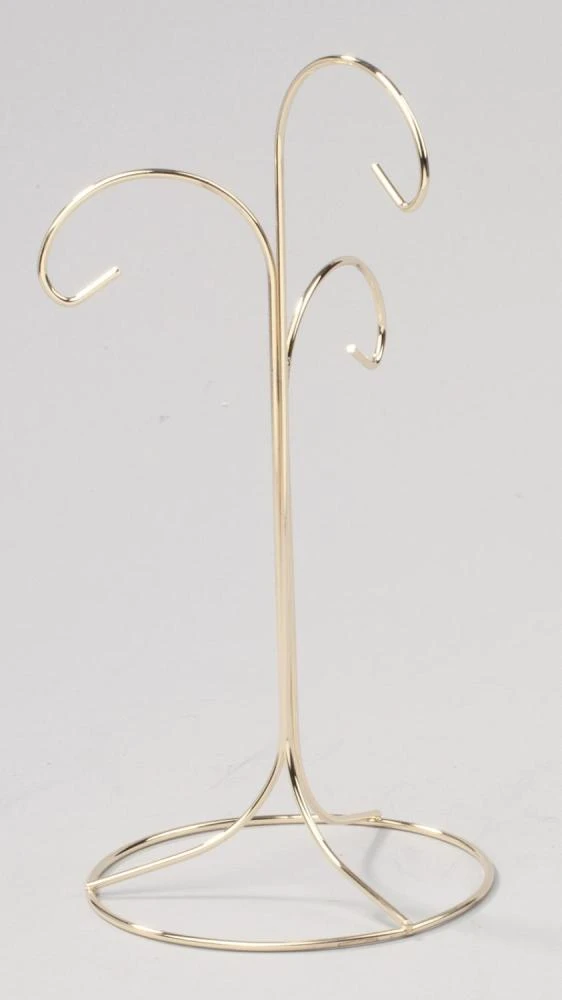 Ornament Hanger - 3 Ornaments - Brass - Up To 8.75in Ornament 3 Ornament Hanger - 3 Ornaments - Brass - Up To 8.75in Ornament