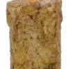 Primitive Battery-Operated Pillar Candle With Timer - Burnt Ivory - 6.5in X 2.5in -Christmas Store primitive battery operated pillar candle with timer burnt ivory 6 5in x 2 5in 16