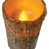 Primitive Battery-Operated Pillar Candle With Timer - Burnt Mustard - 6in X 3in -Christmas Store primitive battery operated pillar candle with timer burnt mustard 6in x 3in 16