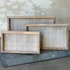 Rectangular Large Wood Tray - Turned Legs - 14in L X 8in W -Christmas Store rectangular large wood tray turned legs 14in l x 8in w 25