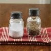 Park Designs Salt & Pepper Shaker Set - Glass Mason Jar - 3.5in 1 Park Designs Salt & Pepper Shaker Set - Glass Mason Jar - 3.5in -Christmas Store salt pepper shaker set glass mason jar 3 5 inch 17