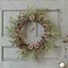 Snowy Pine Wreath - Snowmass Village - 24 Inch -Christmas Store snowy pine wreath snowmass village 24 inch 12