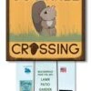 Squirrel Crossing Sign For Yard - 8in 2 Squirrel Crossing Sign For Yard - 8in -Christmas Store squirrel crossing sign for yard 8in 12