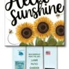 Sunflower Welcome Sign For Yard - Hello Sunshine - 8in -Christmas Store sunflower welcome sign for yard hello sunshine 8in 9